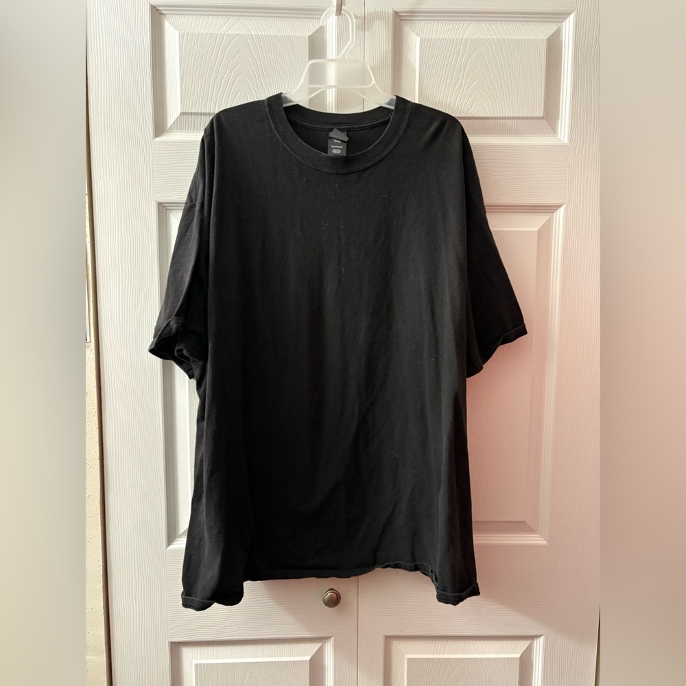 Hanes Beefy Black Short Sleeve Tee